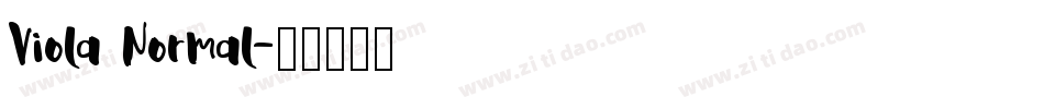 Viola Normal字体转换